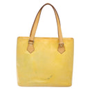 LOUIS VUITTON Monogram Vernis Houston Hand Bag Gris M91053 LV Auth 139004-2