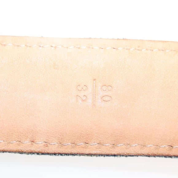 LOUIS VUITTON Monogram Denim Ceinture Belt Blue M6921U LV Auth 139005