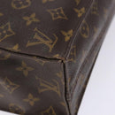 LOUIS VUITTON Monogram Sac Plat Hand Bag M51140 LV Auth 139007-14