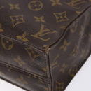 LOUIS VUITTON Monogram Sac Plat Hand Bag M51140 LV Auth 139007-15