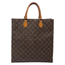 LOUIS VUITTON Monogram Sac Plat Hand Bag M51140 LV Auth 139007-2
