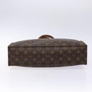 LOUIS VUITTON Monogram Sac Plat Hand Bag M51140 LV Auth 139007-5