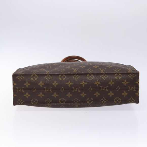 LOUIS VUITTON Monogram Sac Plat Hand Bag M51140 LV Auth 139007