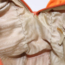 PRADA Shoulder Bag Nylon Orange Silver Auth 139008-22