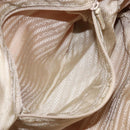 PRADA Shoulder Bag Nylon Orange Silver Auth 139008-23