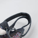 CHANEL Sequin Hand Bag Denim Blue CC Auth 139014V-8