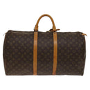 LOUIS VUITTON Monogram Keepall 55 Boston Bag M41424 LV Auth 139020-3