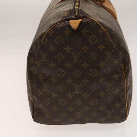 LOUIS VUITTON Monogram Keepall 55 Boston Bag M41424 LV Auth 139020