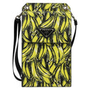 PRADA Smartphone Case Pouch Safiano Yellow 2ZH068 Auth 139022M-2
