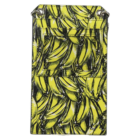 PRADA Smartphone Case Pouch Safiano Yellow 2ZH068 Auth 139022M