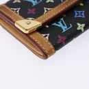 LOUIS VUITTON Monogram Multicolor Porte Monnaie Plat Purse M92656 LV Auth 139030-14