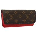 LOUIS VUITTON Monogram Etui Lunette Woody Glasses Case GI0372 LV Auth 139031-1