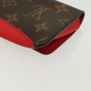 LOUIS VUITTON Monogram Etui Lunette Woody Glasses Case GI0372 LV Auth 139031-11
