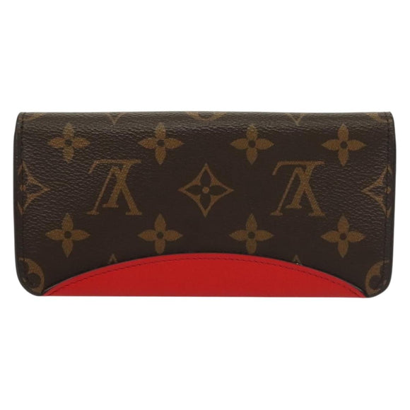 LOUIS VUITTON Monogram Etui Lunette Woody Glasses Case GI0372 LV Auth 139031