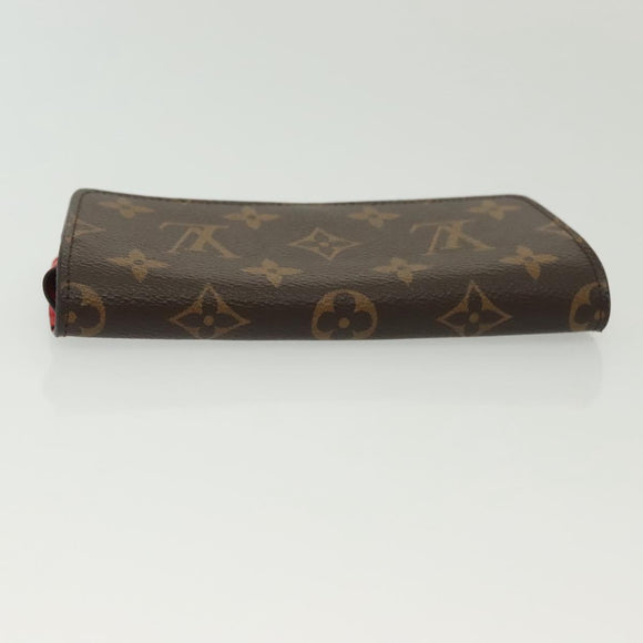 LOUIS VUITTON Monogram Etui Lunette Woody Glasses Case GI0372 LV Auth 139031