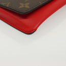 LOUIS VUITTON Monogram Etui Lunette Woody Glasses Case GI0372 LV Auth 139031-8