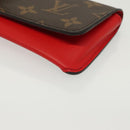 LOUIS VUITTON Monogram Etui Lunette Woody Glasses Case GI0372 LV Auth 139031-9