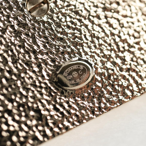 CHANEL Key Holder metal Gold CC Auth 139035SAM