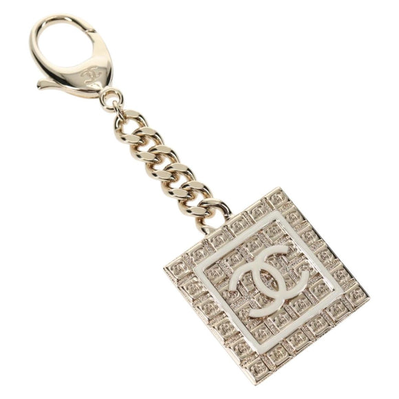 CHANEL Key Holder metal Gold CC Auth 139035SAM