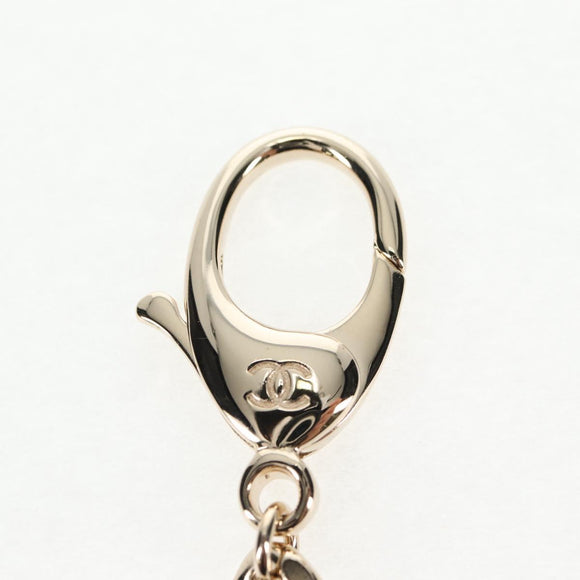 CHANEL Key Holder metal Gold CC Auth 139035SAM