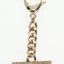 CHANEL Key Holder metal Gold CC Auth 139035SAM-8