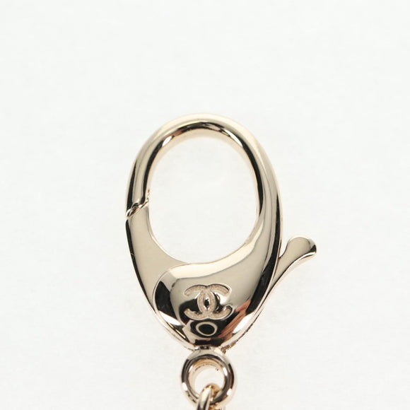 CHANEL Key Holder metal Gold CC Auth 139035M
