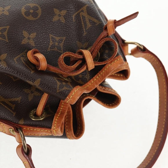 LOUIS VUITTON Monogram Mini Noe Hand Bag M42227 LV Auth 139038V