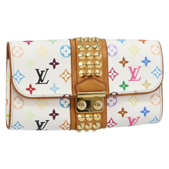 LOUIS VUITTON Monogram Multicolor Pochette Courtney Bag M45639 LV Auth 139039A