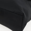 PRADA Hand Bag Nylon 2way Black Silver Auth 139041V-9