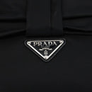PRADA Hand Bag Nylon 2way Black Silver Auth 139041V-19
