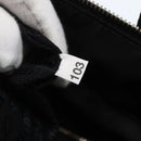 PRADA Hand Bag Nylon 2way Black Silver Auth 139041V-11