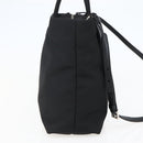 PRADA Hand Bag Nylon 2way Black Silver Auth 139041V-3