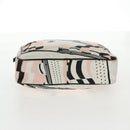 CHANEL Chain Cruise line Shoulder Bag Canvas Pink Silver CC Auth 139043V-5