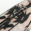 CHANEL Chain Cruise line Shoulder Bag Canvas Pink Silver CC Auth 139043V-21