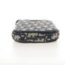 Christian Dior Trotter Canvas Phone Holder Chain Mini Navy Gold Auth 139045M-11