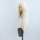 Christian Dior Trotter Canvas Phone Holder Chain Mini Navy Gold Auth 139045M-25