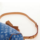 LOUIS VUITTON Monogram Speedy P9 Bandouliere 25 Bag Blue M24424 LV Auth 139046SM-20