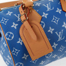 LOUIS VUITTON Monogram Speedy P9 Bandouliere 25 Bag Blue M24424 LV Auth 139046SM-21
