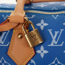 LOUIS VUITTON Monogram Speedy P9 Bandouliere 25 Bag Blue M24424 LV Auth 139046SM-27