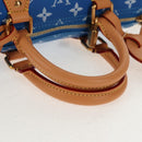 LOUIS VUITTON Monogram Speedy P9 Bandouliere 25 Bag Blue M24424 LV Auth 139046SM-7