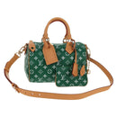 LOUIS VUITTON Monogram Speedy P9 Bandouliere 25 Bag Green M24423 LV Auth 139047SM-1