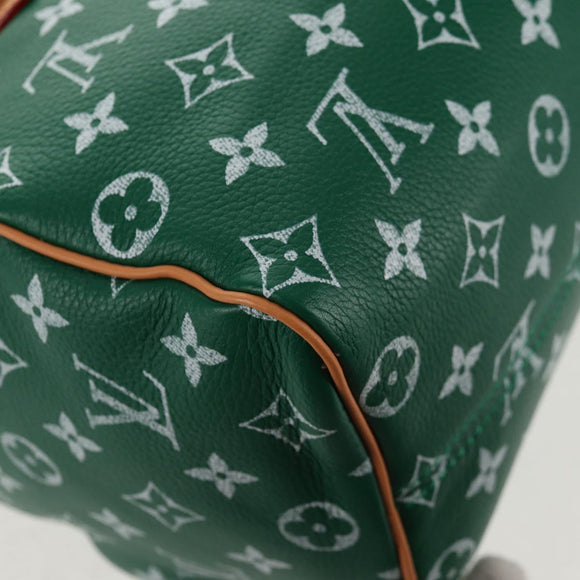 LOUIS VUITTON Monogram Speedy P9 Bandouliere 25 Bag Green M24423 LV Auth 139047SM