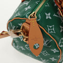 LOUIS VUITTON Monogram Speedy P9 Bandouliere 25 Bag Green M24423 LV Auth 139047SM-28