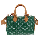 LOUIS VUITTON Monogram Speedy P9 Bandouliere 25 Bag Green M24423 LV Auth 139047SM-13