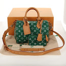 LOUIS VUITTON Monogram Speedy P9 Bandouliere 25 Bag Green M24423 LV Auth 139047SM-12