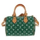LOUIS VUITTON Monogram Speedy P9 Bandouliere 25 Bag Green M24423 LV Auth 139047SM-2