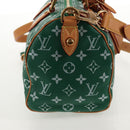 LOUIS VUITTON Monogram Speedy P9 Bandouliere 25 Bag Green M24423 LV Auth 139047SM-4