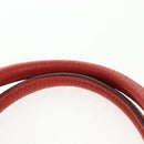 HERMES Garden Party TPM Hand Bag Leather Orange Silver Auth 139049M-10