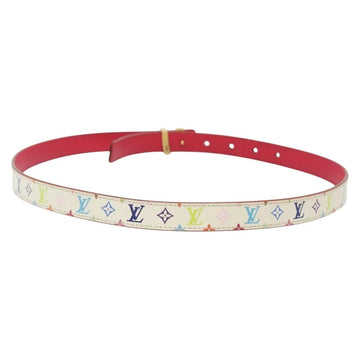 LOUIS VUITTON Multicolor Ceinture LV Printed Initials Belt 38.2"" LV Auth 139055 - 0
