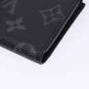 LOUIS VUITTON Monogram Eclipse Porte monnaie Jour Coin Purse M63536 Auth 139056-15